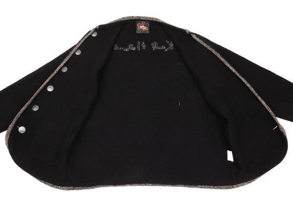 Karl Helmut Coin Button Knit Jacket Black Size M