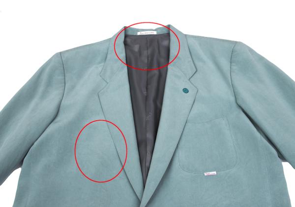 Papas Blue Silk Tailored Blazer Size L48