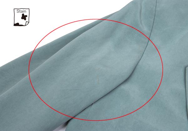 Papas Blue Silk Tailored Blazer Size L48