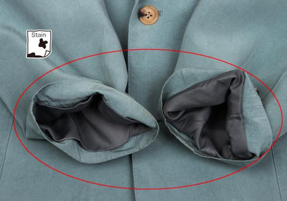 Papas Blue Silk Tailored Blazer Size L48
