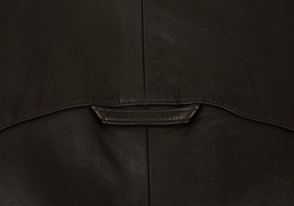 Papas Deerskin Western Yoke Vest Brown Size L
