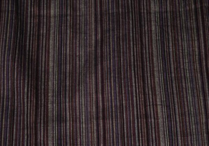 MISSONI Linen Cotton Stripe Long Sleeve Shirt Purple Size 48