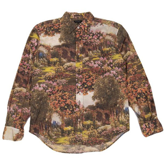 Paul Smith COLLECTION Garden Print Cotton Shirt Multi Size L