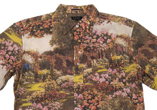 Paul Smith COLLECTION Garden Print Cotton Shirt Multi Size L