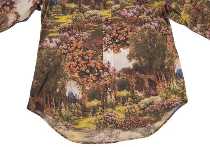 Paul Smith COLLECTION Garden Print Cotton Shirt Multi Size L