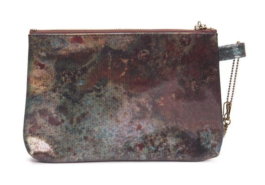 Jean Paul GAULTIER V Cyber Zip Green PVC Pouch