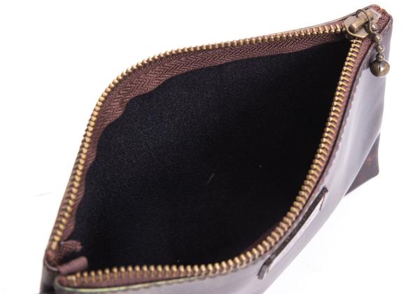 Jean Paul GAULTIER V Cyber Zip Green PVC Pouch