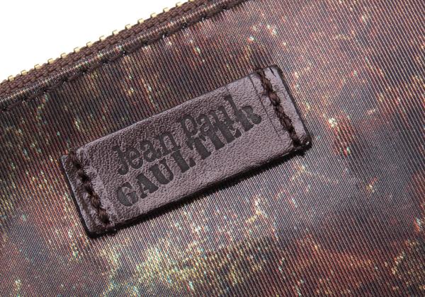 Jean Paul GAULTIER V Cyber Zip Green PVC Pouch