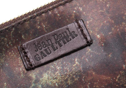 Jean Paul GAULTIER V Cyber Zip Green PVC Pouch
