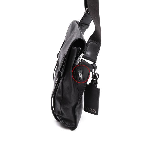 TUMI 68153D Colorado Deluxe Leather Shoulder Bag Black