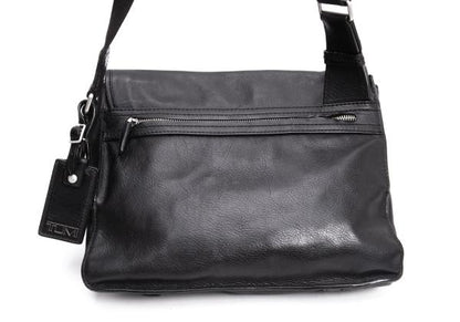 TUMI 68153D Colorado Deluxe Leather Shoulder Bag Black
