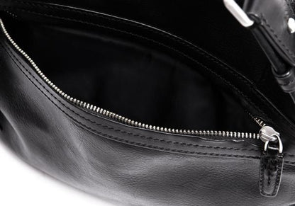 TUMI 68153D Colorado Deluxe Leather Shoulder Bag Black