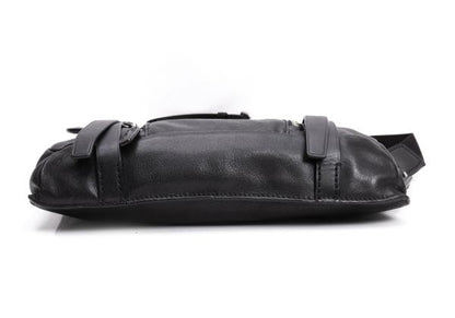 TUMI 68153D Colorado Deluxe Leather Shoulder Bag Black