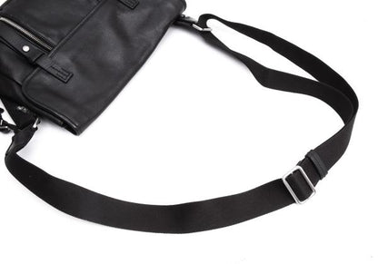 TUMI 68153D Colorado Deluxe Leather Shoulder Bag Black