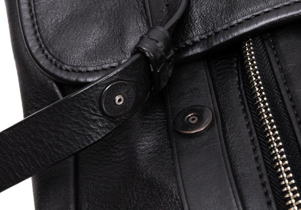 TUMI 68153D Colorado Deluxe Leather Shoulder Bag Black