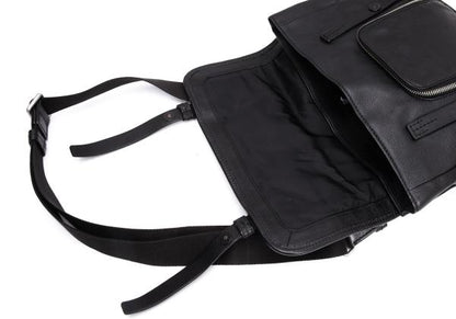 TUMI 68153D Colorado Deluxe Leather Shoulder Bag Black