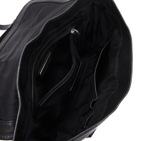 TUMI 68153D Colorado Deluxe Leather Shoulder Bag Black
