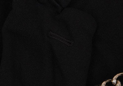 COMME des GARCONS Chain Detail Tailcoat Jacket Black Size S