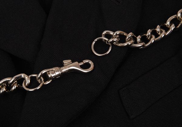 COMME des GARCONS Chain Detail Tailcoat Jacket Black Size S