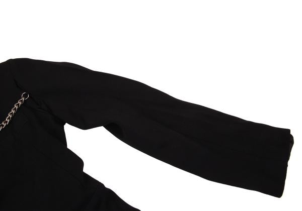 COMME des GARCONS Chain Detail Tailcoat Jacket Black Size S