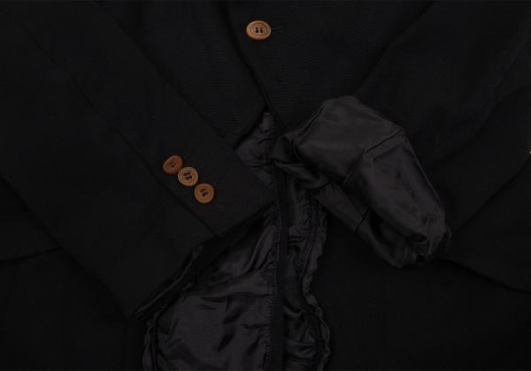 COMME des GARCONS Chain Detail Tailcoat Jacket Black Size S