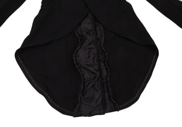 COMME des GARCONS Chain Detail Tailcoat Jacket Black Size S