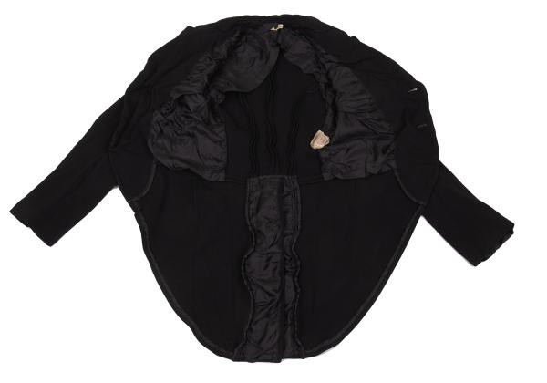 COMME des GARCONS Chain Detail Tailcoat Jacket Black Size S