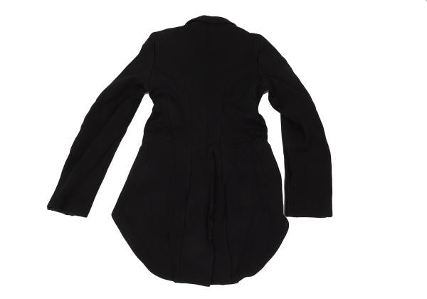 COMME des GARCONS Chain Detail Tailcoat Jacket Black Size S