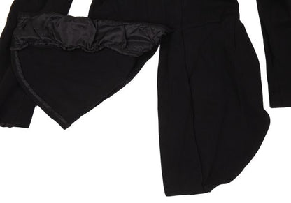 COMME des GARCONS Chain Detail Tailcoat Jacket Black Size S