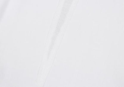 Y's Rayon Crinkle Gauze Panel T-Shirt Off-White Size 2