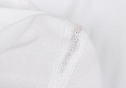 Y's Rayon Crinkle Gauze Panel T-Shirt Off-White Size 2