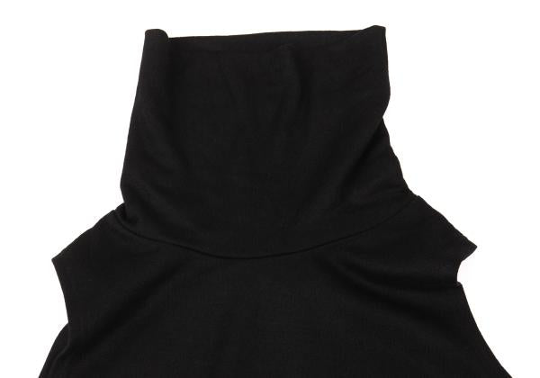 Y's 18AW Wool Paisley Print Paneled Dress Black/Red Size 1
