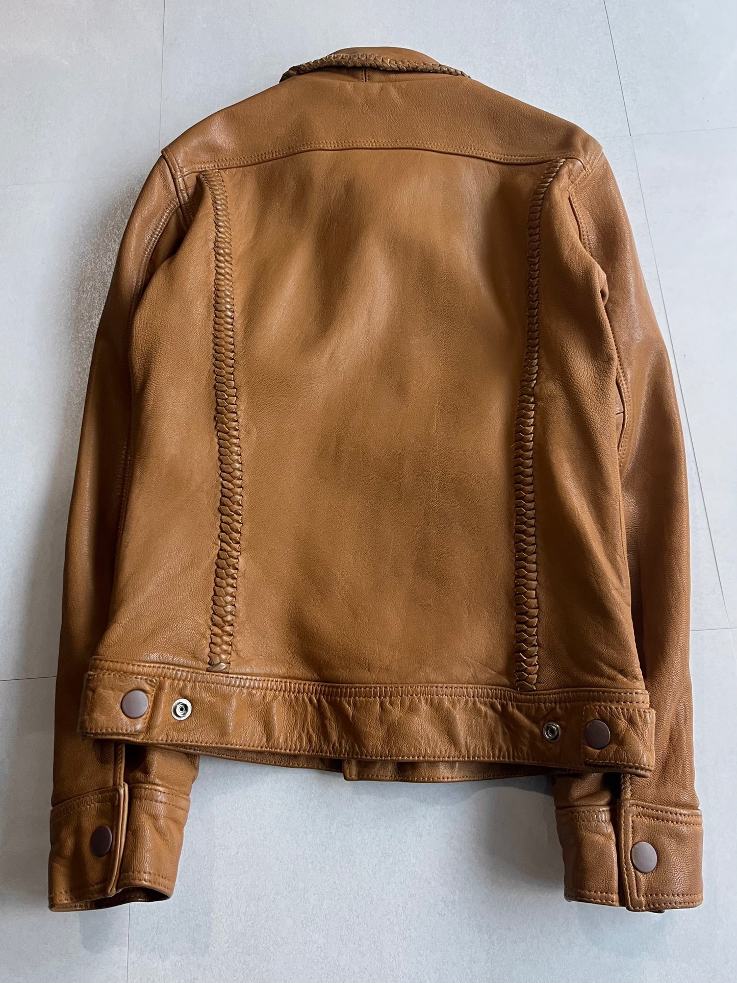PHENOMENON BEYOND DESCRIPTION Leather Jacket Brown Size S
