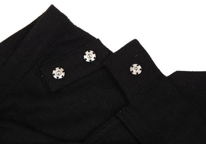 Y's Wool Asymmetrical Half-Wrap Sarouel Pants Black Size 2
