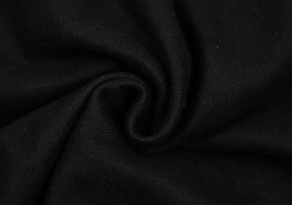 Y's Wool Asymmetrical Half-Wrap Sarouel Pants Black Size 2