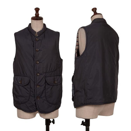 45rpm Reversible Border Nylon Padded Vest Blue Size 2