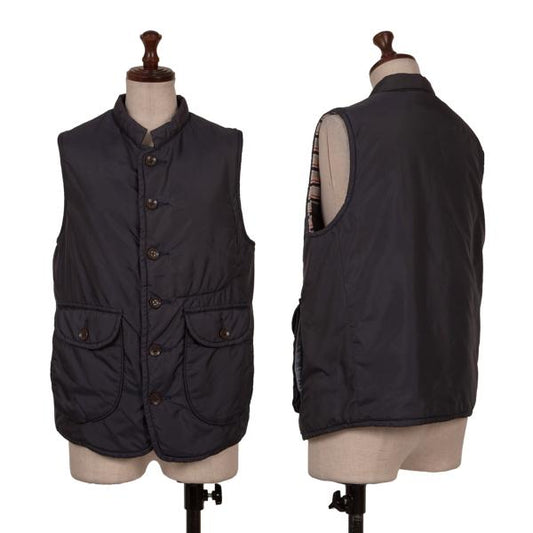 45rpm Reversible Border Nylon Padded Vest Blue Size 2