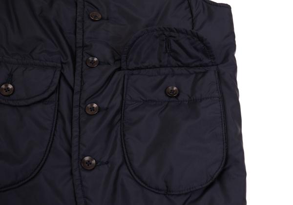 45rpm Reversible Border Nylon Padded Vest Blue Size 2