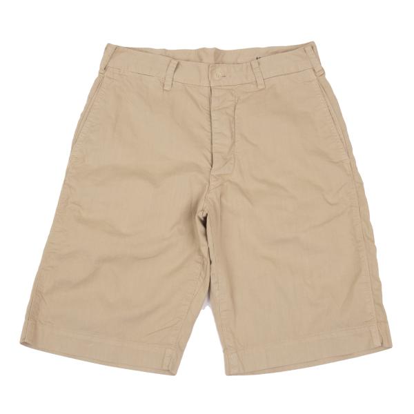 45rpm Cotton Button-Fly Shorts Beige Size 30