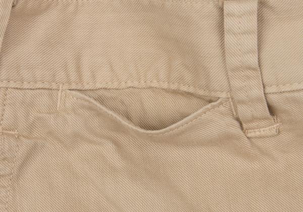 45rpm Cotton Button-Fly Shorts Beige Size 30