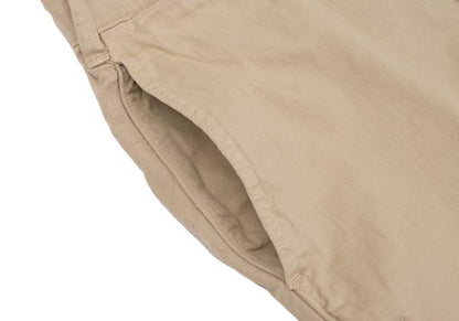 45rpm Cotton Button-Fly Shorts Beige Size 30