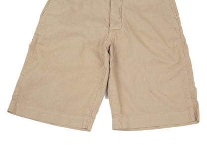 45rpm Cotton Button-Fly Shorts Beige Size 30