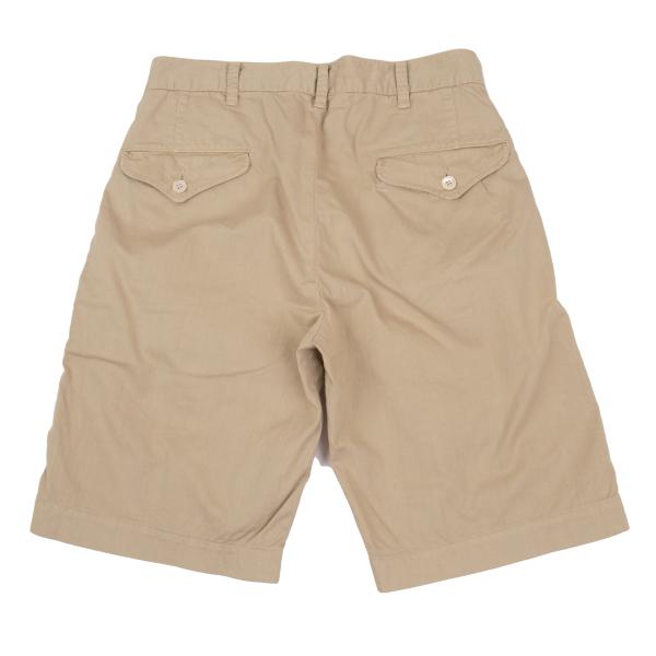 45rpm Cotton Button-Fly Shorts Beige Size 30