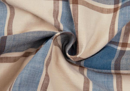 45rpm& Cotton Check Long Sleeve Shirt Beige Size 2