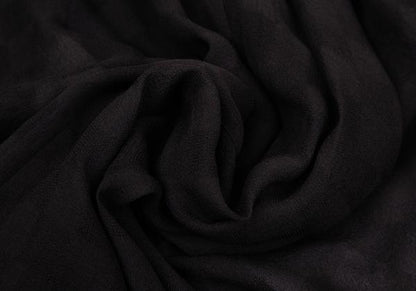 Y's Red Label Silk Shadow Checker Flag Skirt Black Size 2