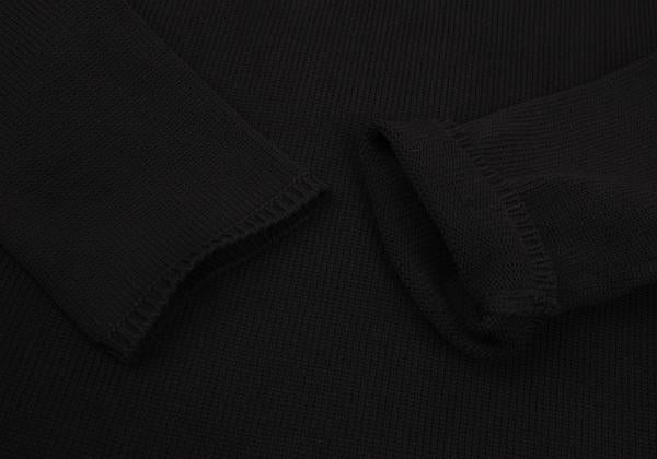 COMME des GARCONS HOMME DEUX 24SS Side Zip Knit Black Size S
