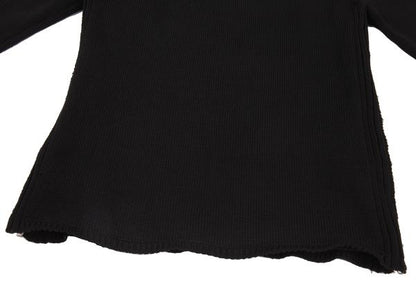 COMME des GARCONS HOMME DEUX 24SS Side Zip Knit Black Size S