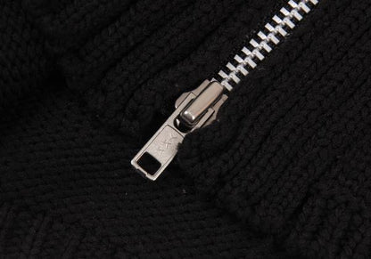 COMME des GARCONS HOMME DEUX 24SS Side Zip Knit Black Size S