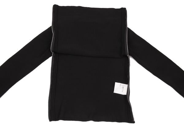 COMME des GARCONS HOMME DEUX 24SS Side Zip Knit Black Size S