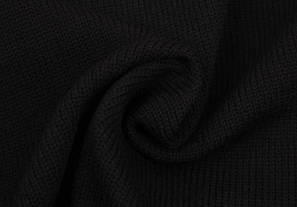 COMME des GARCONS HOMME DEUX 24SS Side Zip Knit Black Size S